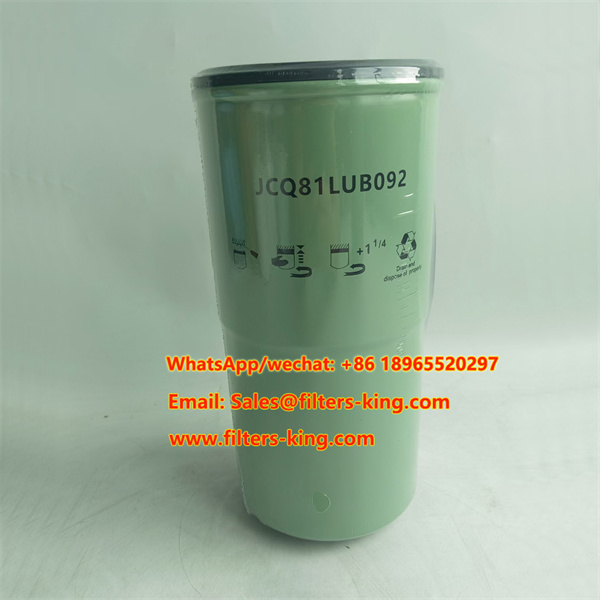 Filtre à huile JCQ81LUB092 pour pièce de rechange pour compresseurs d'air Sullair